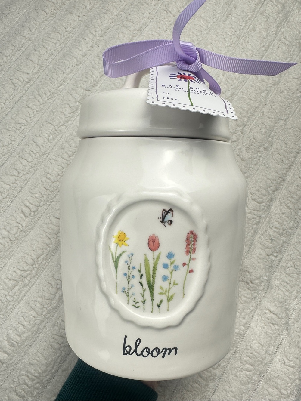 Rae Dunn Bloom Flowers Jar Canister